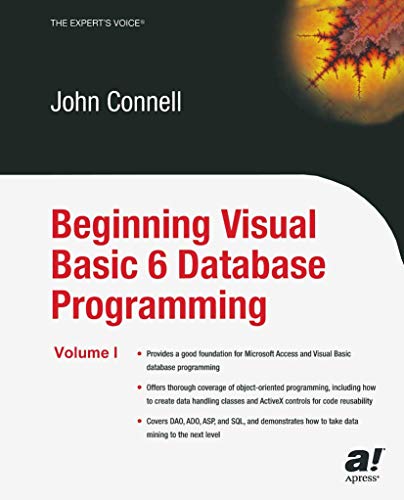 Beispielbild fr Beginning Visual Basic 6 Database Programming Reprint zum Verkauf von medimops