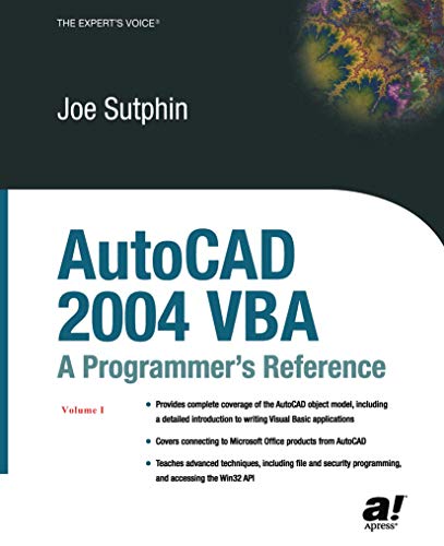 Stock image for AutoCAD 2004 VBA: A Programmer's Reference for sale by HPB-Red