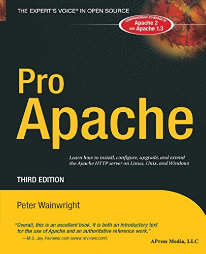 9781590593004: Pro Apache (Expert's Voice)