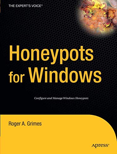 9781590593356: Honeypots For Windows