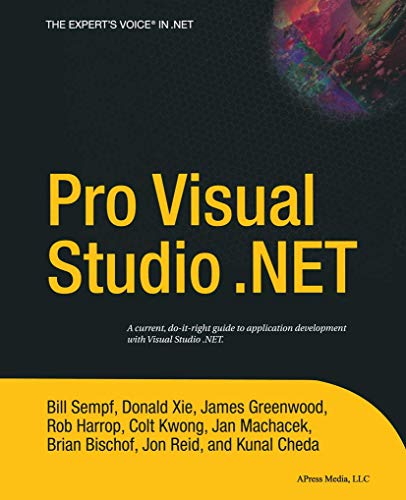 Beispielbild fr Pro Visual Studio .NET (Expert's Voice) zum Verkauf von WorldofBooks