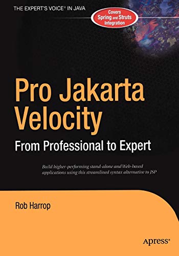 Imagen de archivo de Pro Jakarta Velocity: From Professional to Expert a la venta por Wonder Book