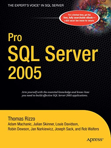 Beispielbild fr Pro SQL Server 2005 zum Verkauf von HPB-Red