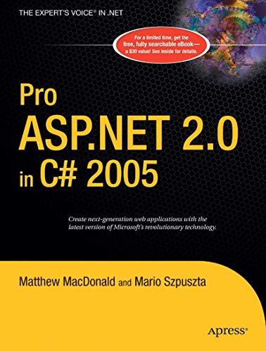 Beispielbild fr Pro ASP.NET 2.0 in C# 2005 zum Verkauf von Wonder Book