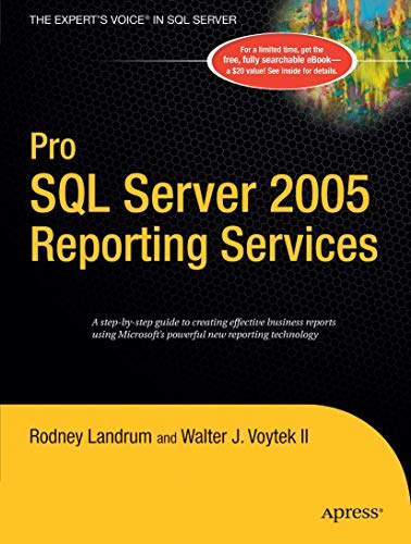 Beispielbild fr Pro SQL Server 2005 Reporting Services zum Verkauf von HPB-Red