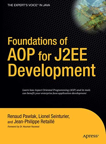 Beispielbild fr Foundations of AOP for J2EE Development zum Verkauf von Better World Books: West
