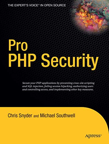 Beispielbild fr Pro PHP Security zum Verkauf von Better World Books