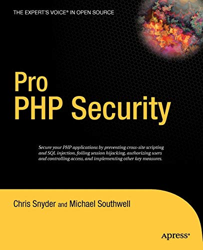 Imagen de archivo de Pro PHP Security a la venta por Chiron Media