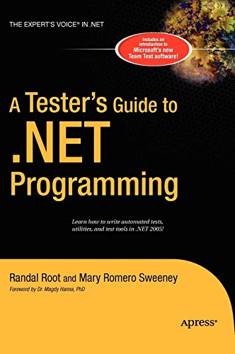 Stock image for A Tester's Guide to. Net Programming for sale by HPB-Red