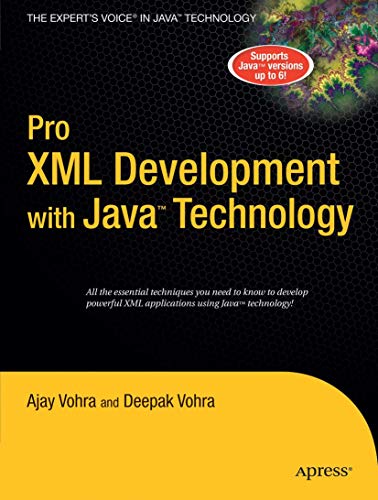 Beispielbild fr Pro XML Development with Java Technology zum Verkauf von BooksRun