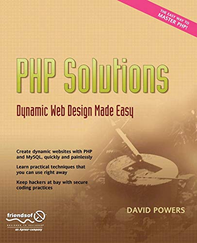 Beispielbild fr PHP Solutions : Dynamic Web Design Made Easy zum Verkauf von Better World Books