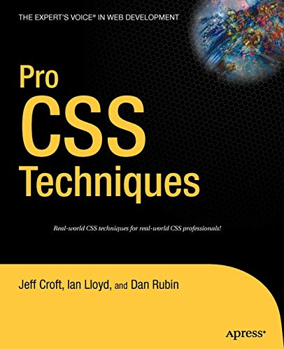 9781590597323: Pro CSS Techniques (Expert's Voice)