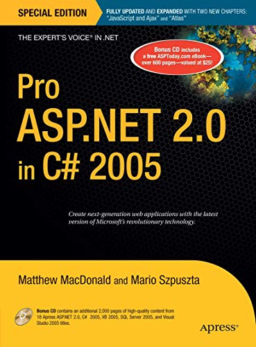 Pro Asp.Net 2.0 In C++ 2005, Special Edition