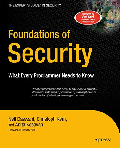 9781590597842: Foundations of Security: What Every Programmer Needs to Know (Expert's Voice)
