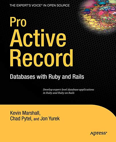 Imagen de archivo de Pro Active Record : Databases with Ruby and Rails a la venta por Better World Books