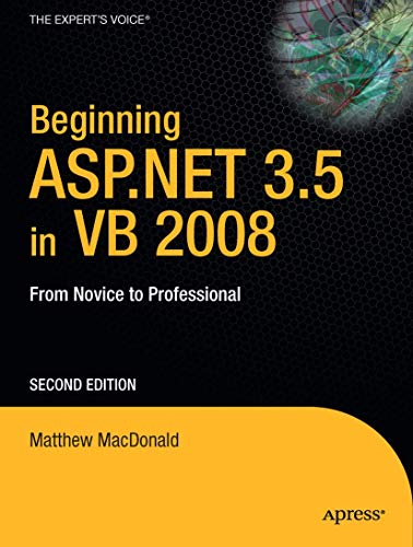 9781590598924: Beginning ASP.NET 3.5 in VB 2008: From Novice to Professional (Expert's Voice in .NET)