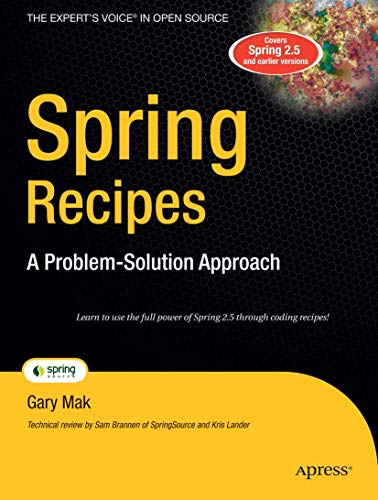 9781590599792: Spring Recipes: A Problem-solution Approach