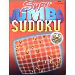 Stock image for Super Jumbo Sudoku 786 Puzzles Included for sale by ThriftBooks-Dallas