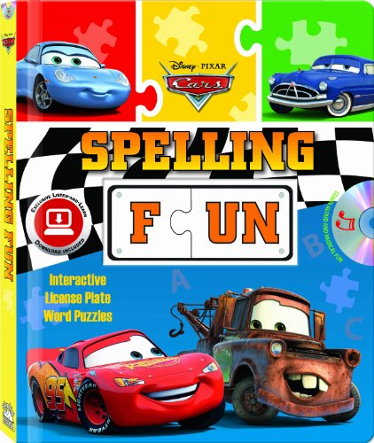 Stock image for Disney/Pixar Cars Spelling Fun (Puzzle book with audio CD) for sale by Anderson Book