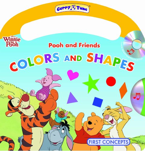 Stock image for Disney Winnie the Pooh and Friends Colors and Shapes (Carry-A-Tune book with easy-to-download audiobook) for sale by Ergodebooks