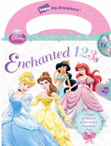 Stock image for Disney Princess Enchanted 123s (with audio CD and easy-to-download audiobook and printable activities) (Disney Learning Anywhere) for sale by Midtown Scholar Bookstore