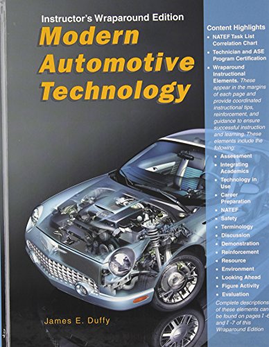 Modern Automotive Technology Instructor's Wraparound Edition (9781590701874) by Duffy, James E.