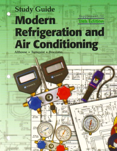 Beispielbild fr Study Guide for Modern Refrigeration and Air Conditioning zum Verkauf von HPB-Red