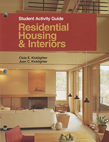 Stock image for Residential Housing & Interiors: Student Activity Guide for sale by ThriftBooks-Atlanta