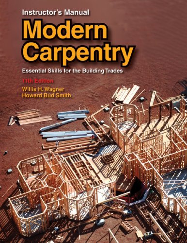 Stock image for Modern Carpentry Instructors Manual for sale by Goodbookscafe