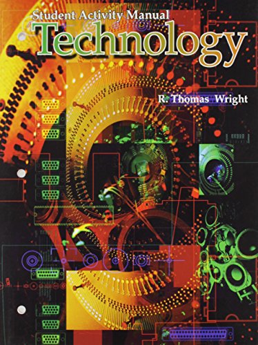 Beispielbild fr Technology Student Activity Manual zum Verkauf von Better World Books