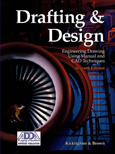 9781590709030: Drafting & Design: Engineering Drawing Using Manual and CAD Techniques