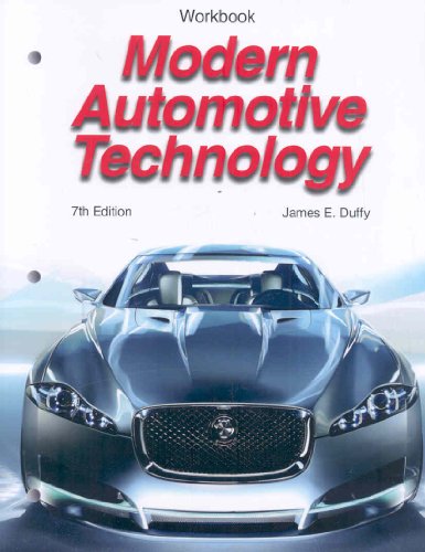 9781590709580: Modern Automotive Technology Workbook