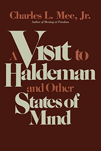 Beispielbild fr A Visit to Haldeman and Other States of Mind zum Verkauf von Wonder Book