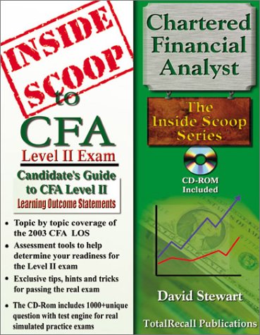 InsideScoop to Chartered Financial Analyst (CFA) Level II (With CD-ROM Exam) (9781590959039) by Stewart, David