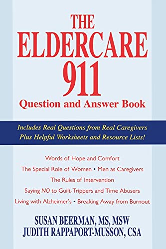 Beispielbild fr Eldercare 911 Question and Answer Book zum Verkauf von Wonder Book