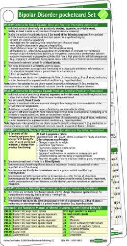 9781591030683: Bipolar Disorder pocketcard set