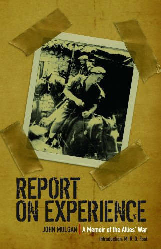 Beispielbild fr Report on Experience: A Memoir of the Allies' War zum Verkauf von Wonder Book