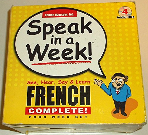 Imagen de archivo de Speak in a Week French: See, Hear, Say & Learn (French and English Edition) a la venta por SecondSale