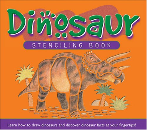 9781591255635: Dinosaur Stencil Book (Penton Kids Press)