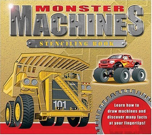 Stock image for Monster Machines Stencil Book for sale by HPB Inc.