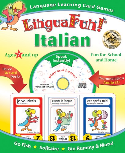9781591259985: "Linguafun!" Italian: Language Learning Card Games and CD