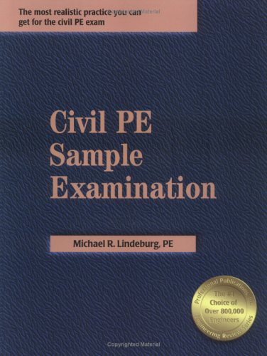 Beispielbild fr Civil Pe Sample Examination zum Verkauf von Ergodebooks