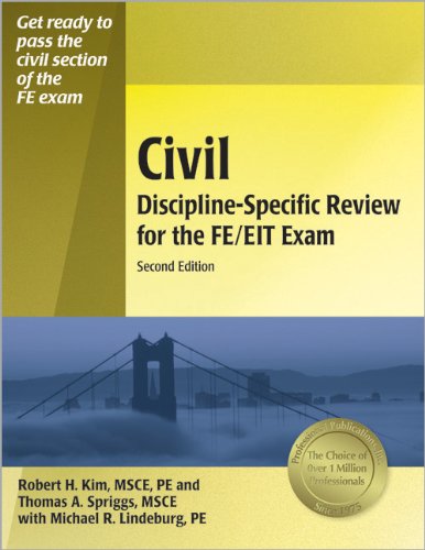 Stock image for Civil Discipline Specific Review for the FE/EIT Exam for sale by Front Cover Books