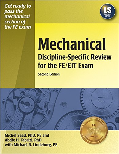 Beispielbild fr Mechanical Discipline-Specific Review for the FE/EIT Exam, 2nd Ed zum Verkauf von HPB-Red