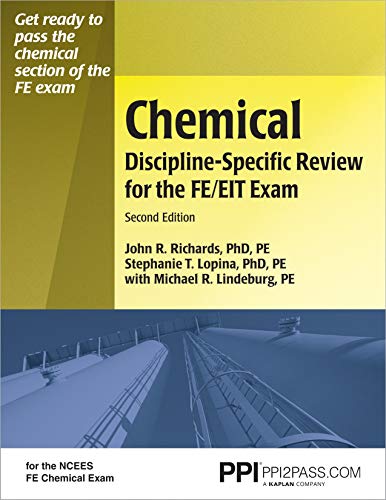 Beispielbild fr PPI Chemical Discipline-Specific Review for the FE/EIT Exam, Second Edition " A Comprehensive Review Book for the NCEES FE Chemical Exam zum Verkauf von BooksRun