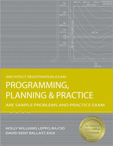 Imagen de archivo de Programming, Planning Practice: ARE Sample Problems and Practice Exam a la venta por Zoom Books Company