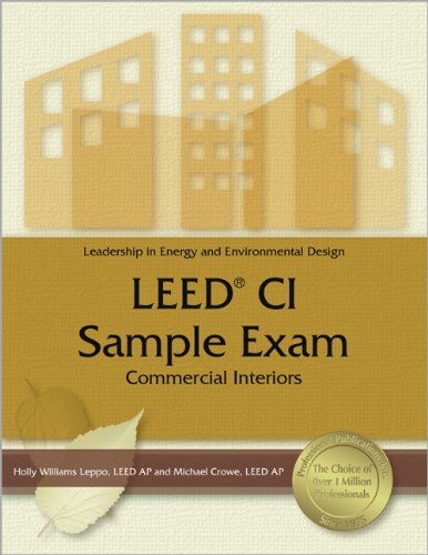 Stock image for LEED CI Sample Exam : Commercial Interiors for sale by Better World Books