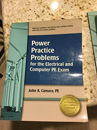 Beispielbild fr Power Practice Problems for the Electrical and Computer PE Exam zum Verkauf von Books of the Smoky Mountains
