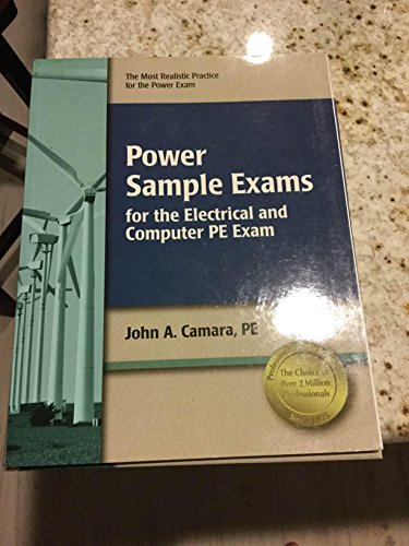 Stock image for Power Sample Exam for the Electrical and Computer PE Exam for sale by GF Books, Inc.