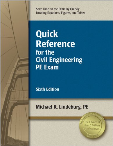 9781591263463: Quick Reference for the Civil Engineering PE Exam